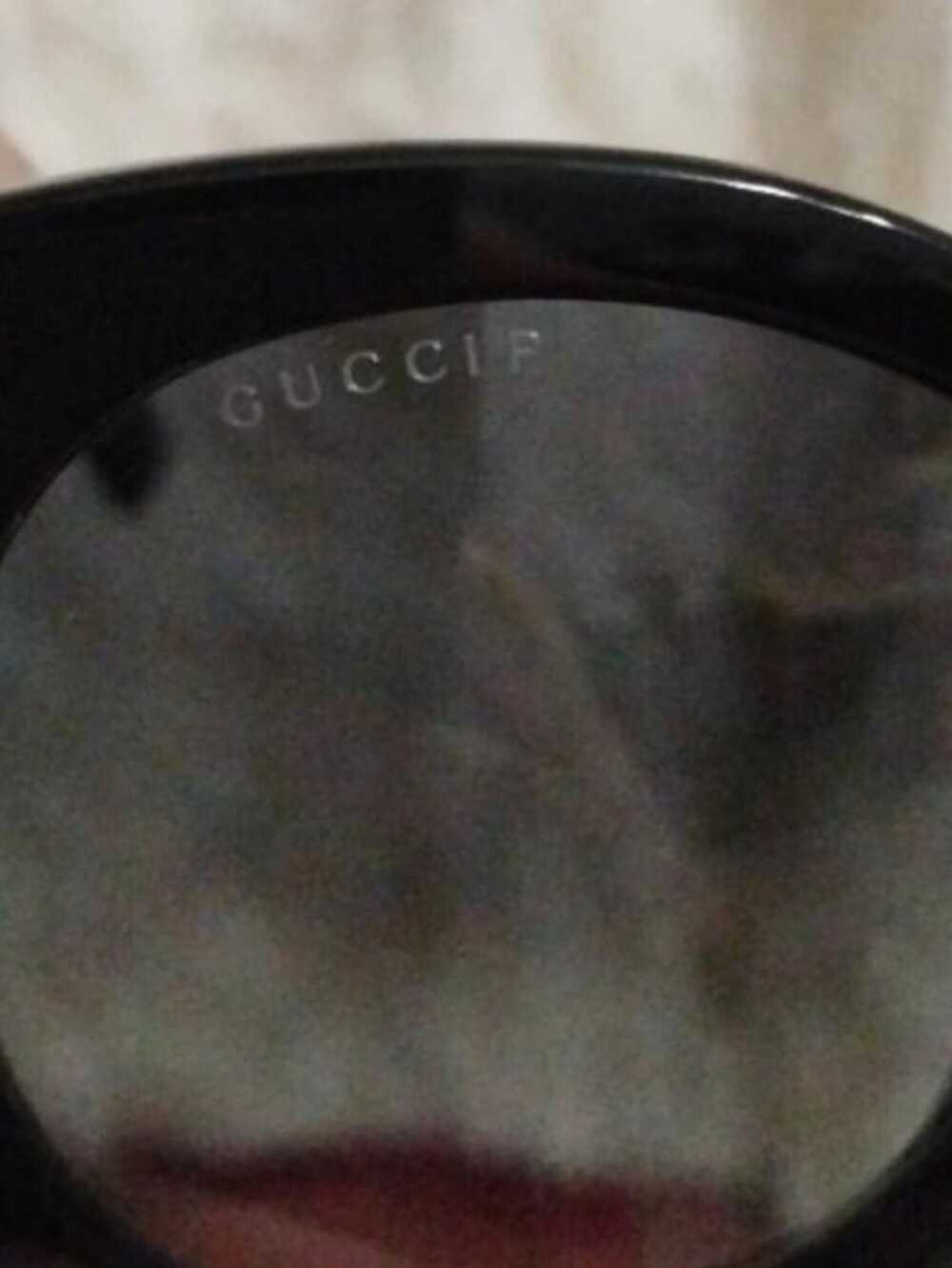 Gucci Black Oversized Round Sunglasses Full Inclusion NWT Made In Italy - Picture 8 of 11